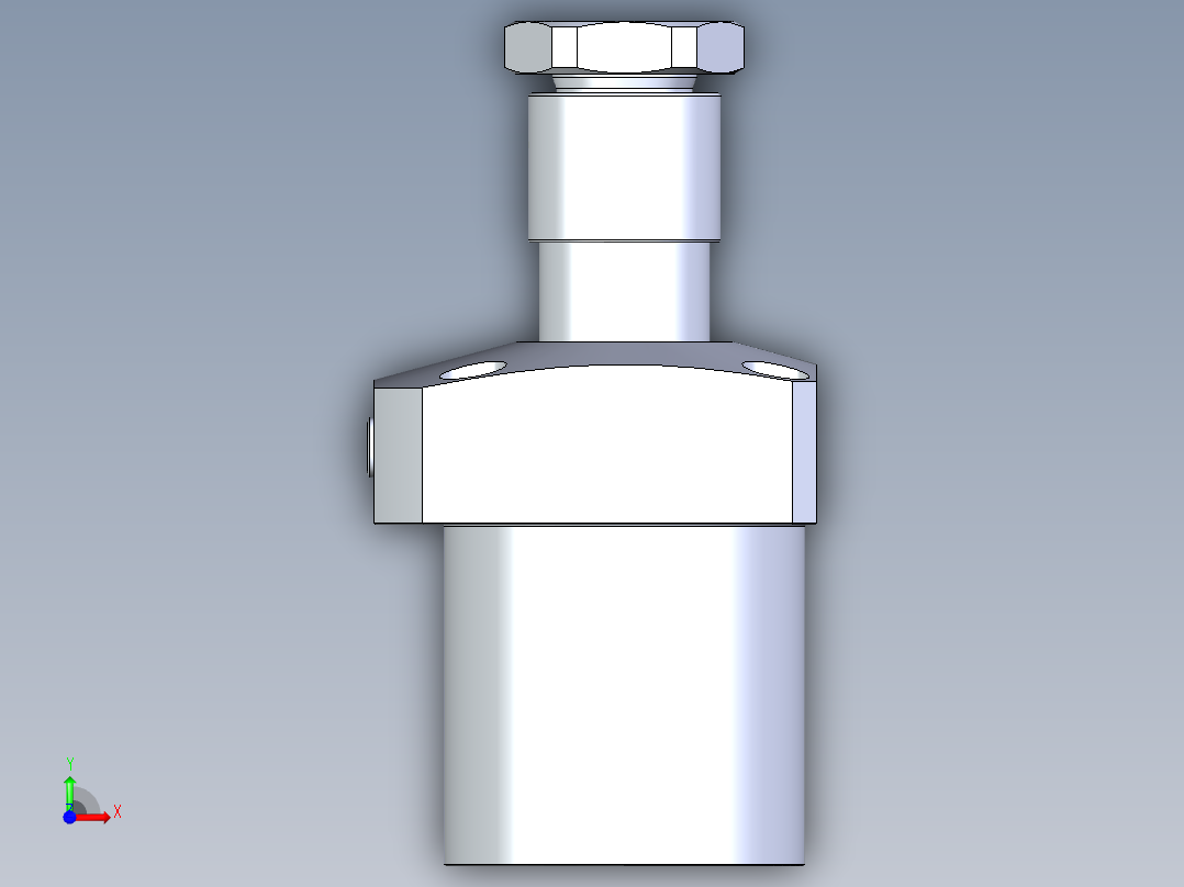 KOSMEKLHA0750-GL-Y30多系列多零件图纸模型前视图