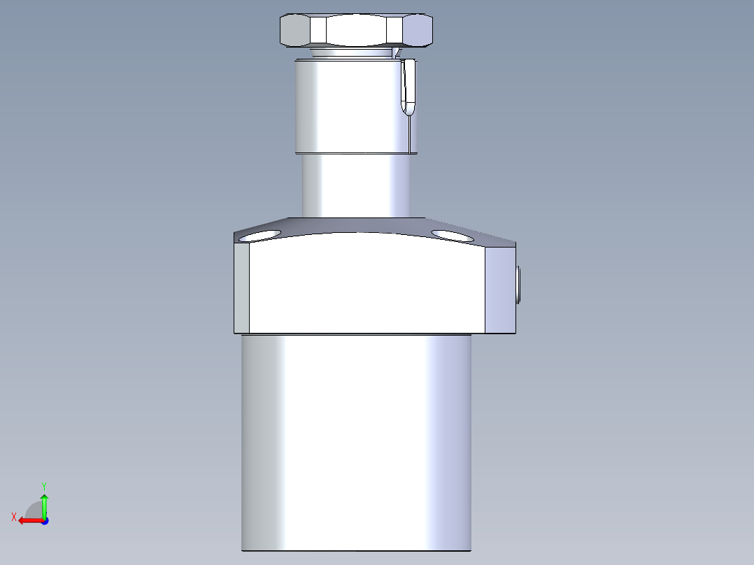 KOSMEKLHA0750-GL-Y30多系列多零件图纸模型后视图