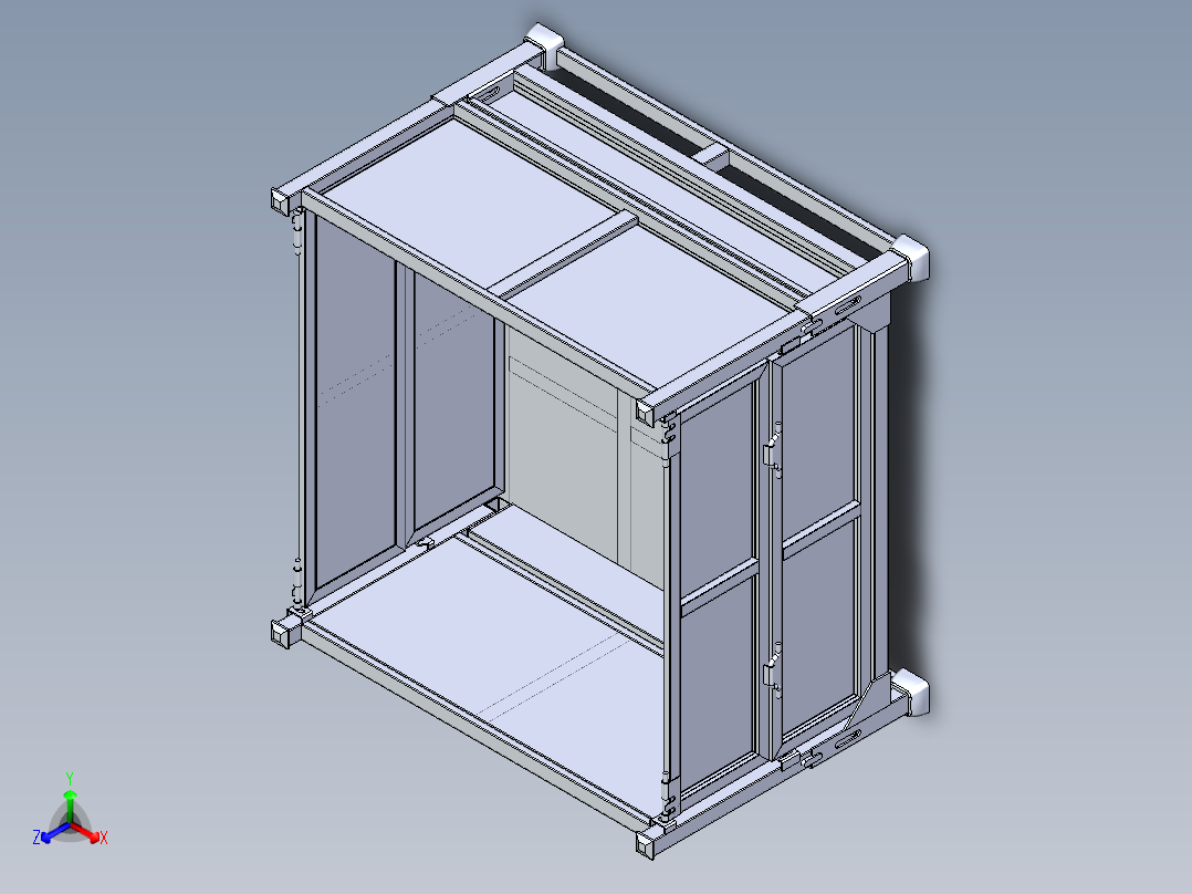 1000x1000x700折叠料箱