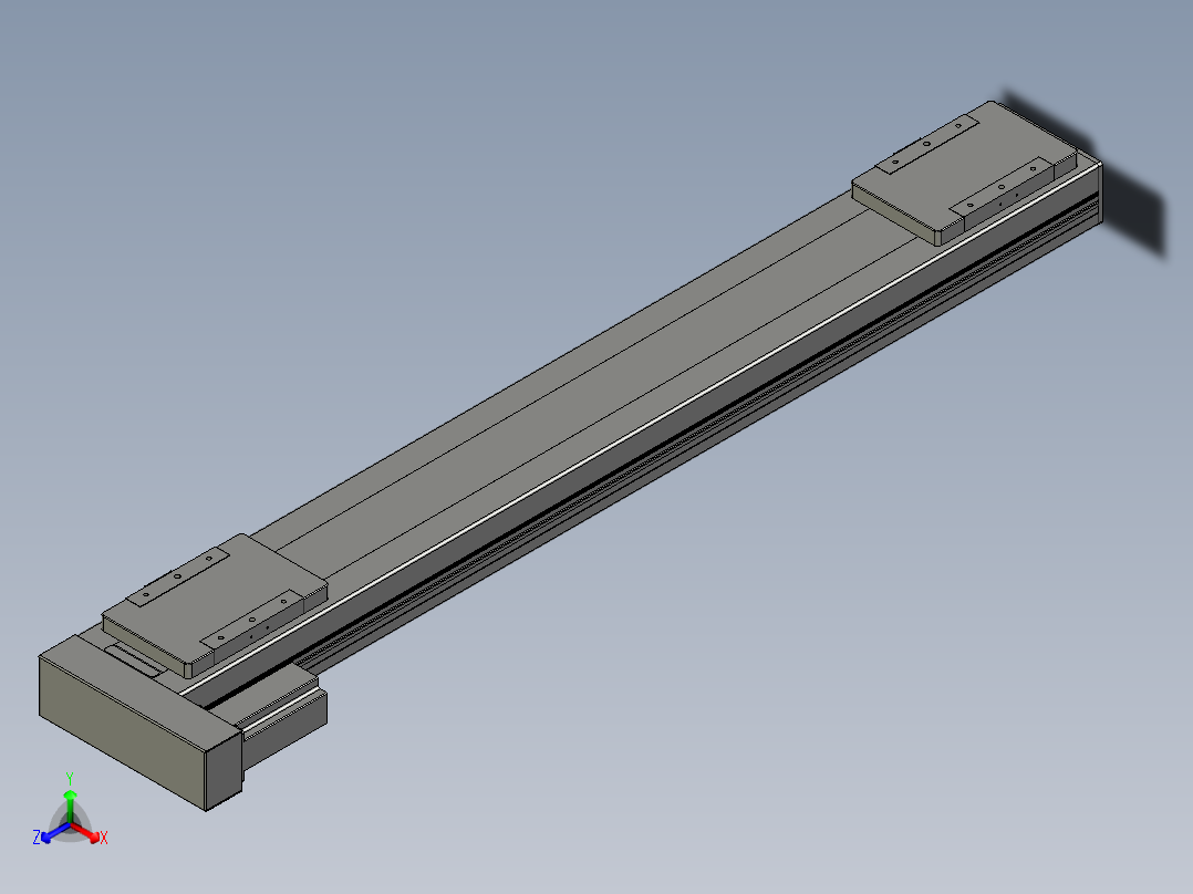 直线模组LHC14-S950-L设计图纸