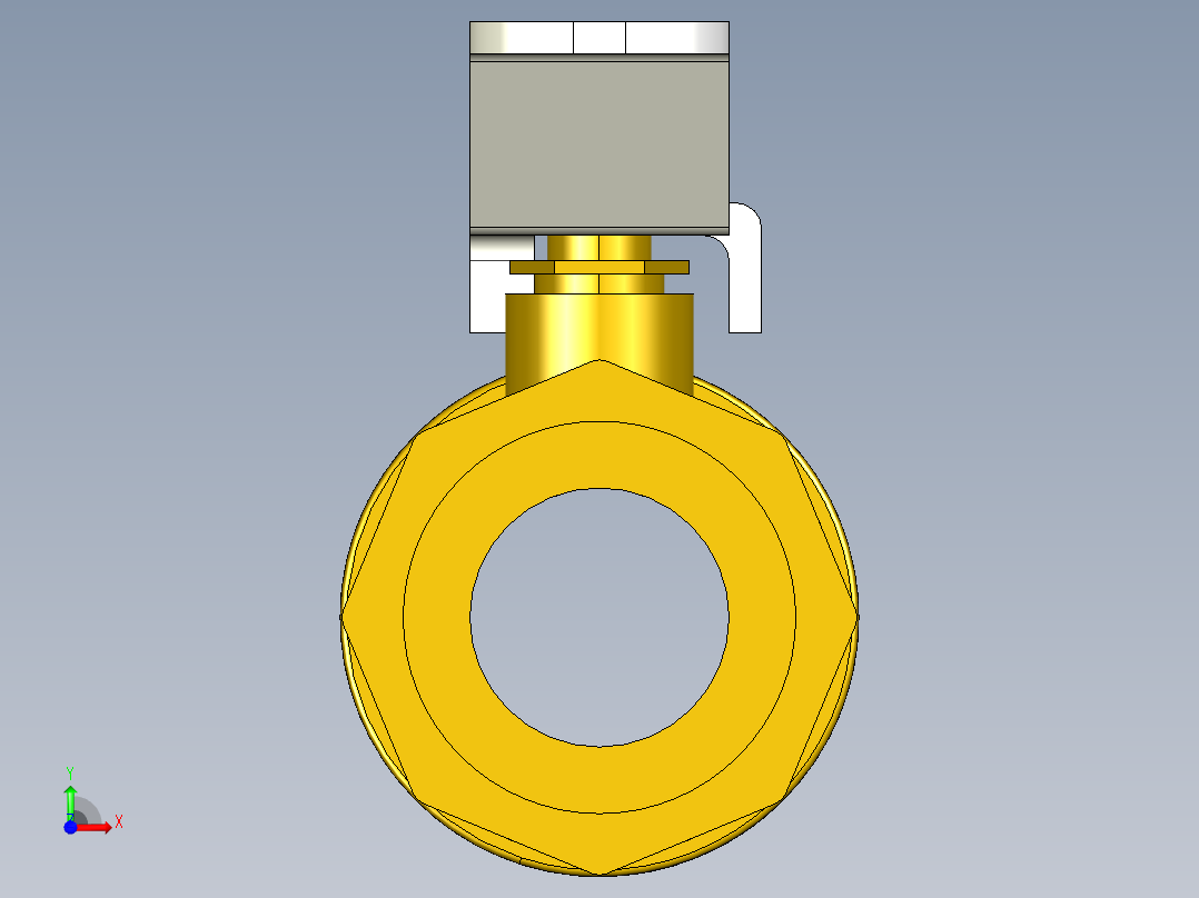 阀门模型-DN25_____前视图