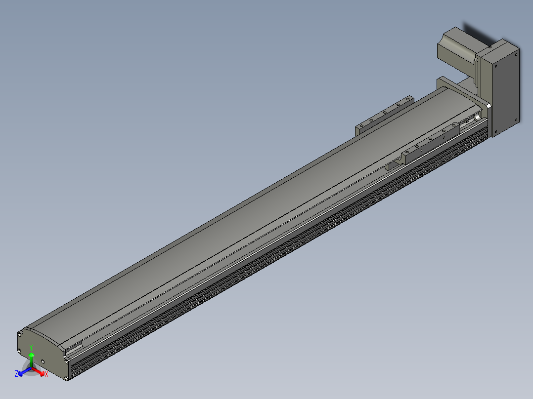 CCTL模组同步带-TL135B-LU-800正等轴测图
