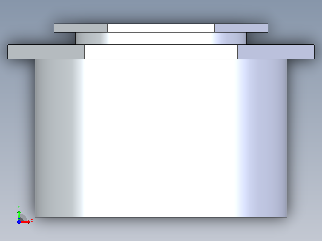 聚氯乙烯配件16A-Sch80_ReducerBushing_SxSPIG_837-336FB_Sch80PVC_Flush Style Reducer Bushing (SxSPG)前视图