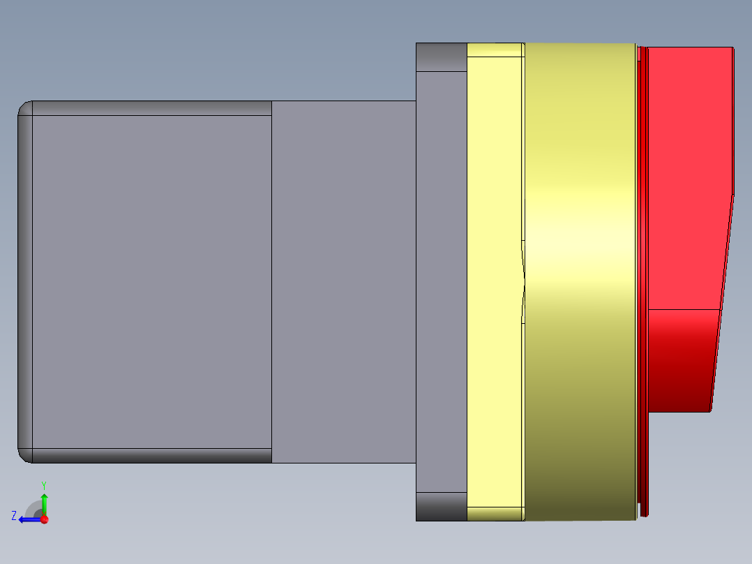 大组合电源开关右视图