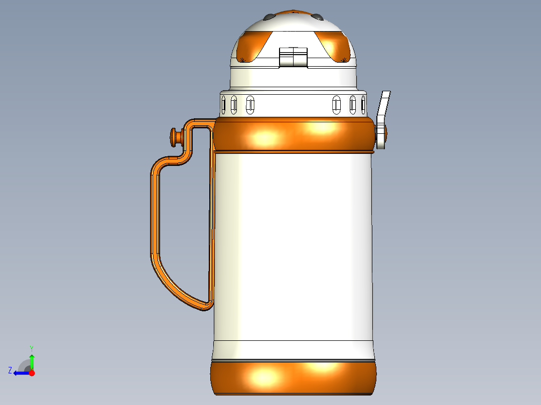 保温杯儿童杯吸管杯茶壶茶杯学生水壶塑料杯小熊水杯便携水壶小狗杯卡通杯狗熊杯右视图