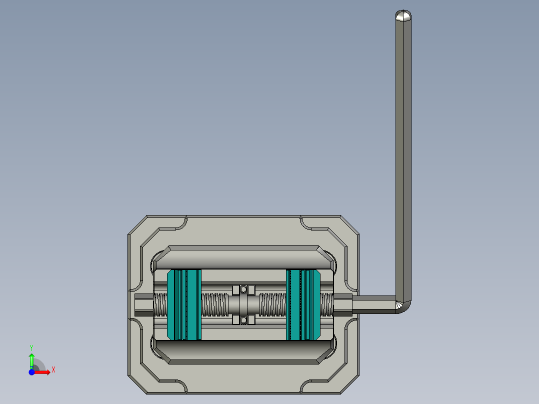 自定心夹具前视图
