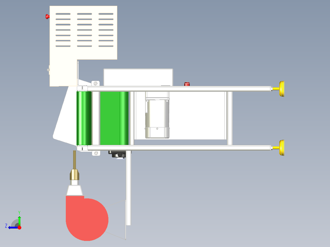 装载机输送线右视图