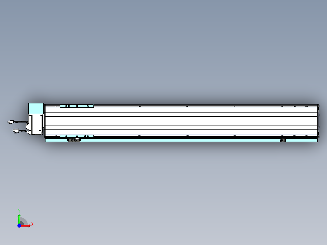 威洛博VBF同步带传动一般环境VBF14-L45-S850-BRU-ZP40-C3前视图