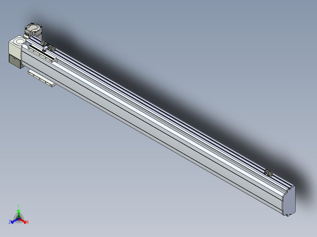 同步带滑台-半封闭B13H-L45-S1250-LD-P40-D3