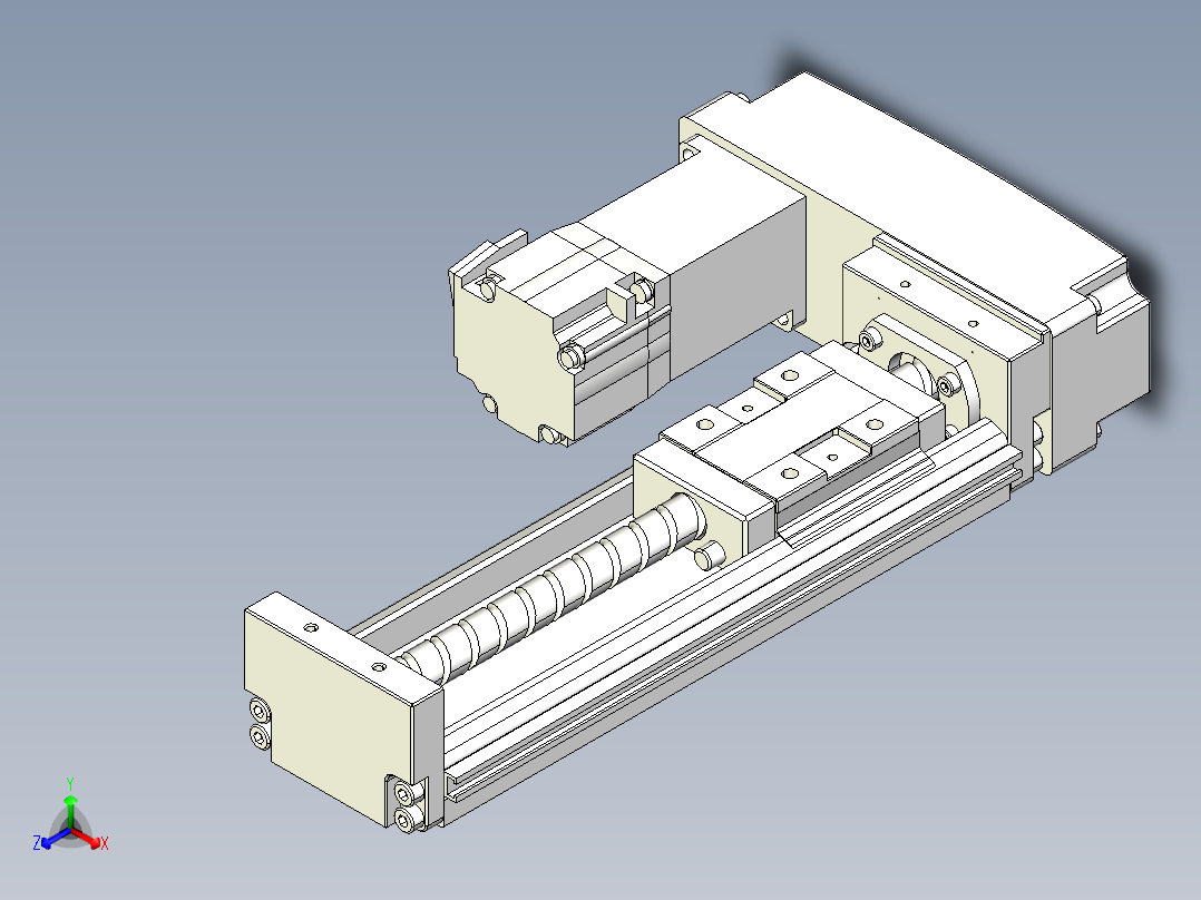 钢基模组-TPA-KSR-6005C-200A1-ML-H1S0正等轴测图
