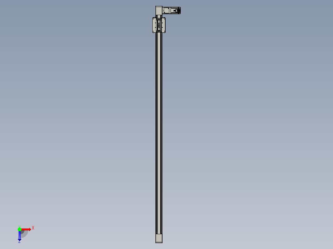 威洛博直线电机模组EB6-L140-S1750-R-P40-MS3俯视图