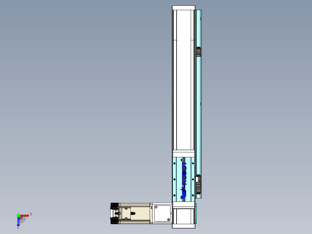 欧规系列-LB6A-L130-S350-BR-ZP40-C3俯视图