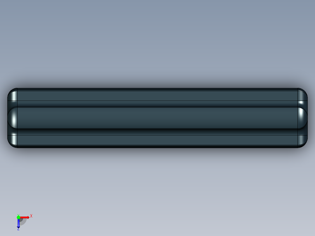 乐高机械组车桥-4519 Black Technic Axle 3.IGS俯视图