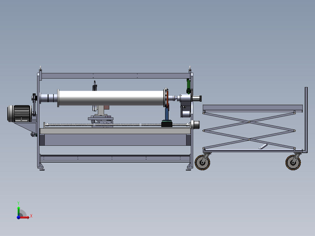 管状物料分切sw18前视图