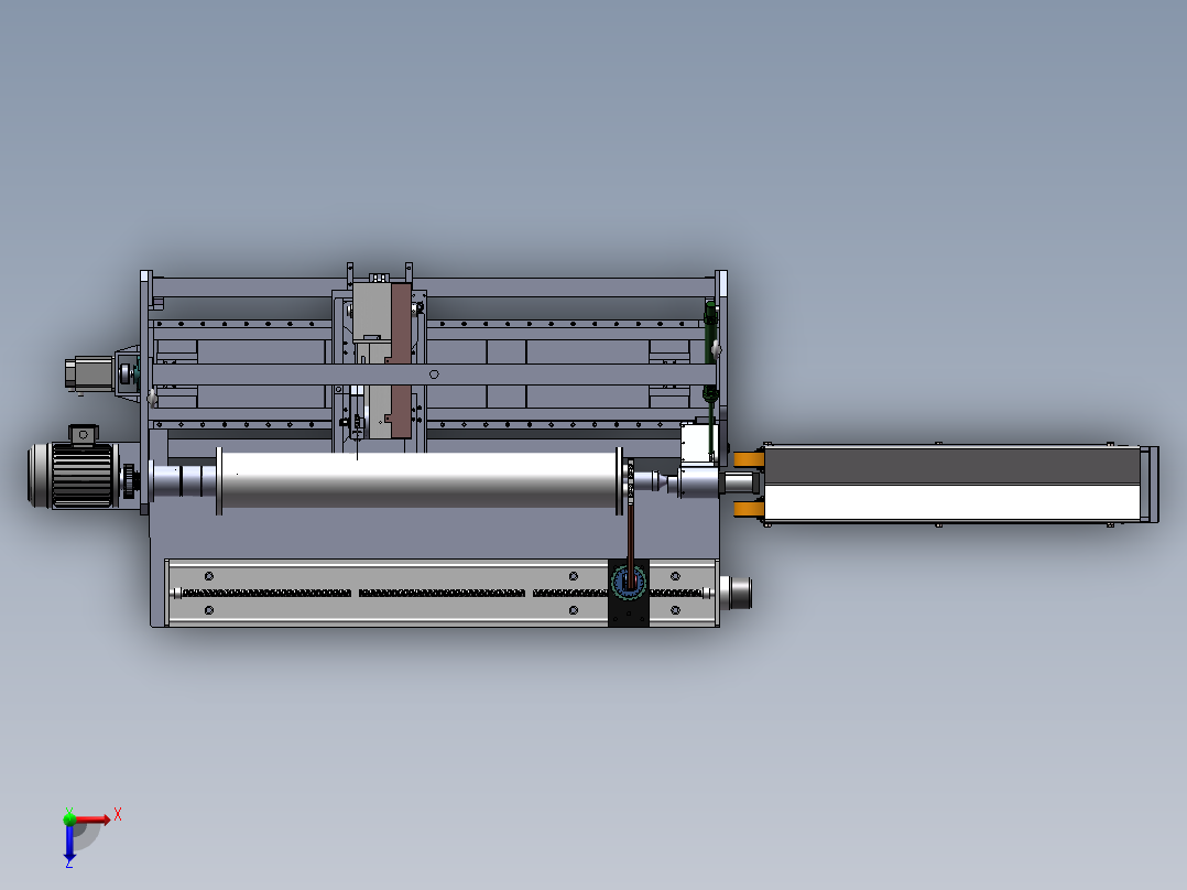 管状物料分切sw18俯视图