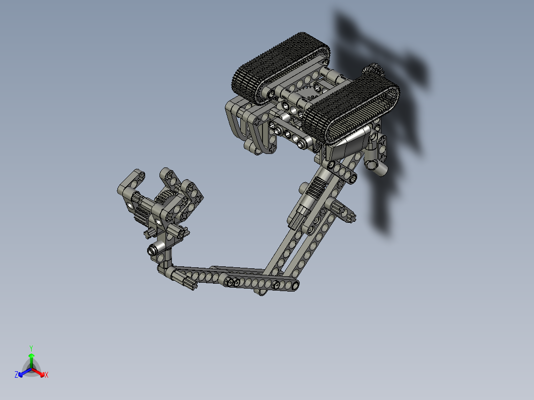 <span style='color: red'>乐</span>高技术<span style='color: red'>挖掘机</span>3D模型