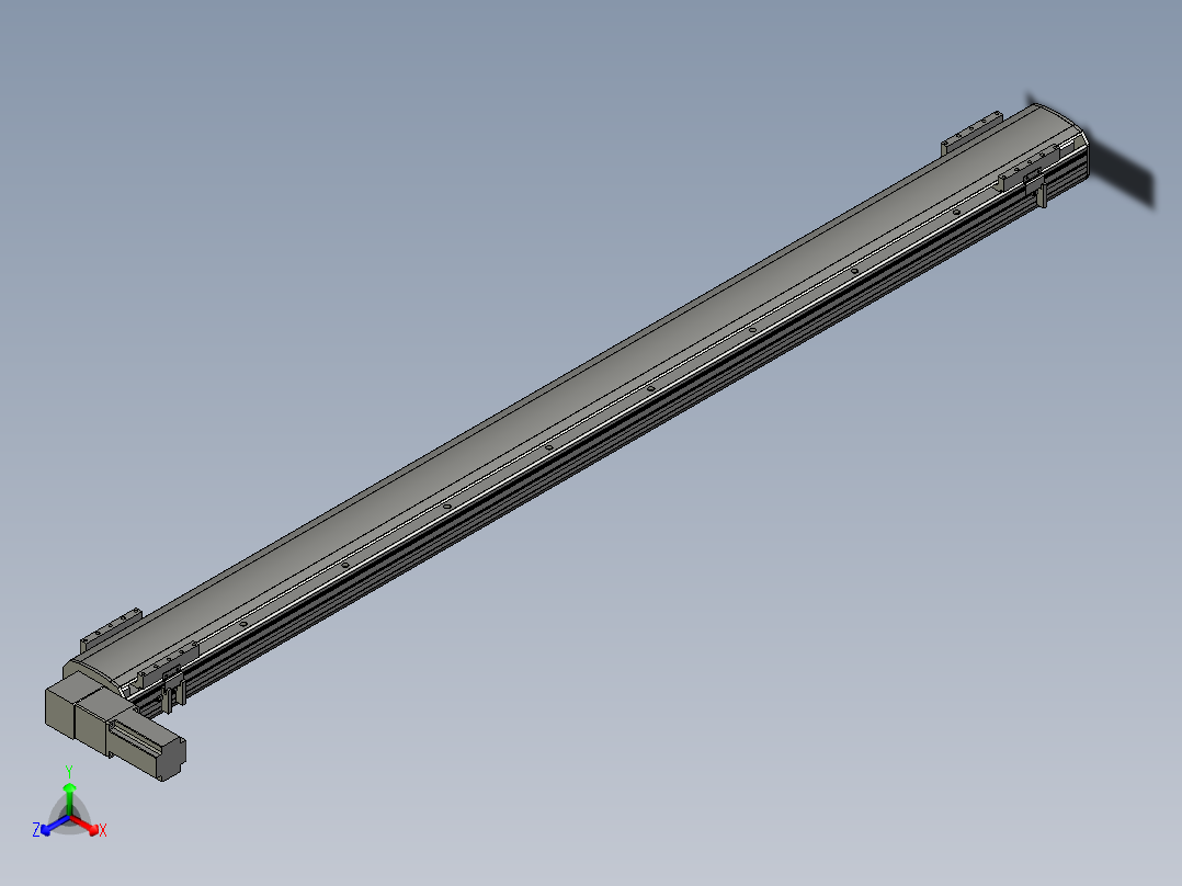 直线模组WG-LHB12-S1650-L(B)设计图纸