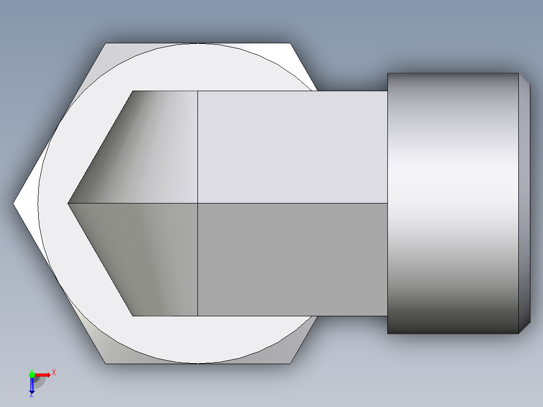 卡套式工业通用硬管接头EO_Assembled_adjustable_standpipe_elbow_EVW15LROMD71俯视图