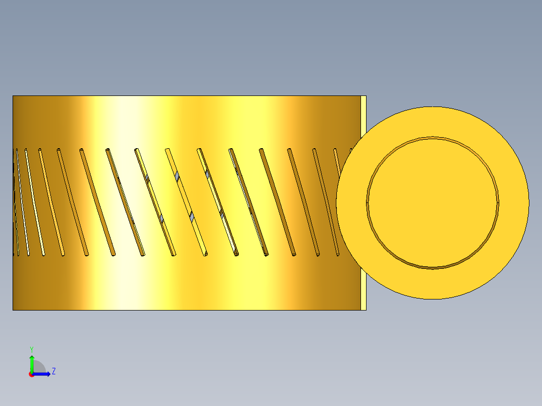 倒齿式工业管接头Stainless Steel Worm Drive Clamp 97HC-8左视图