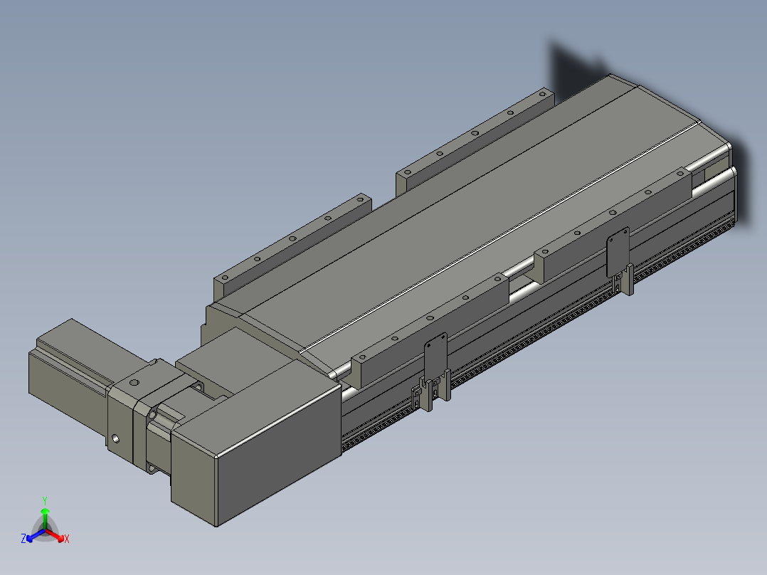 直线模组LHB21-L40-S250-BR设计图纸