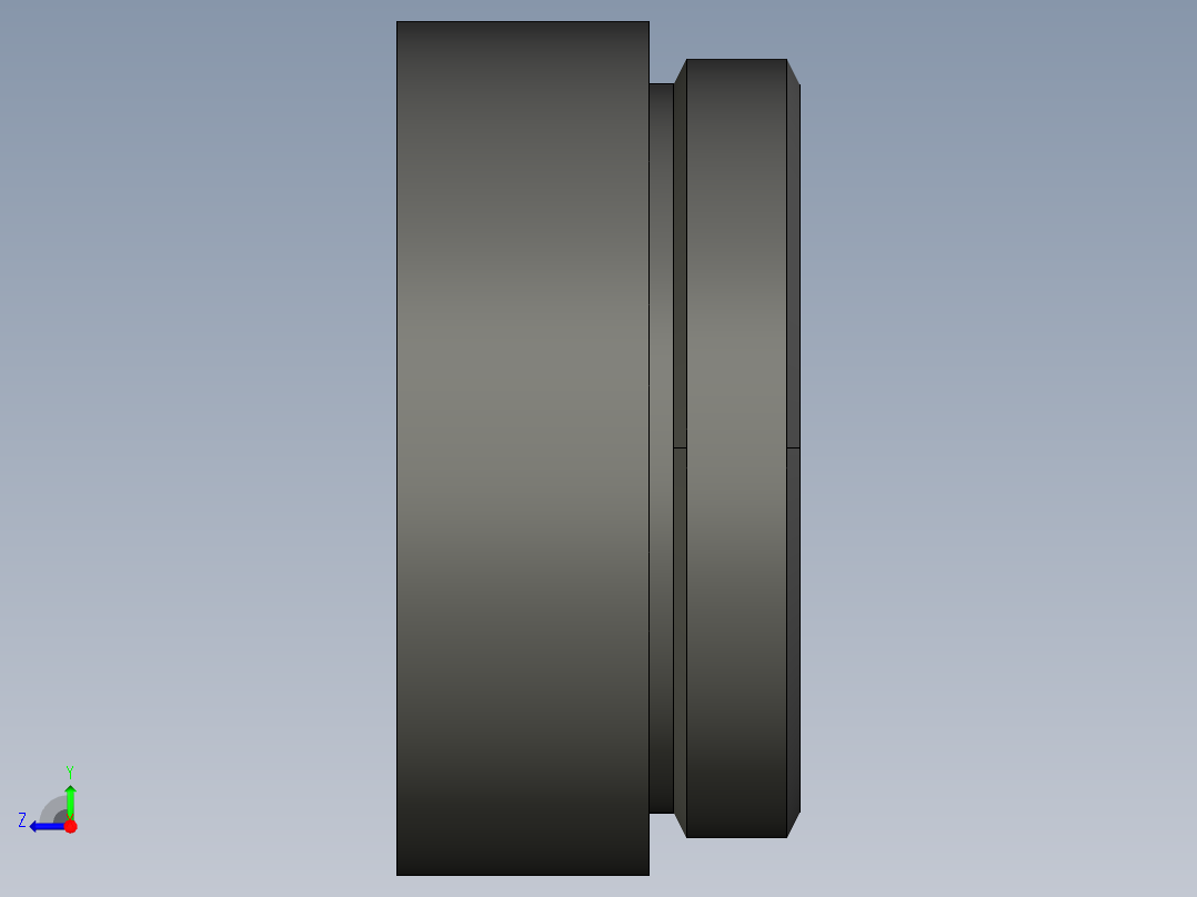 基恩士OP-66830_kc图纸模型右视图