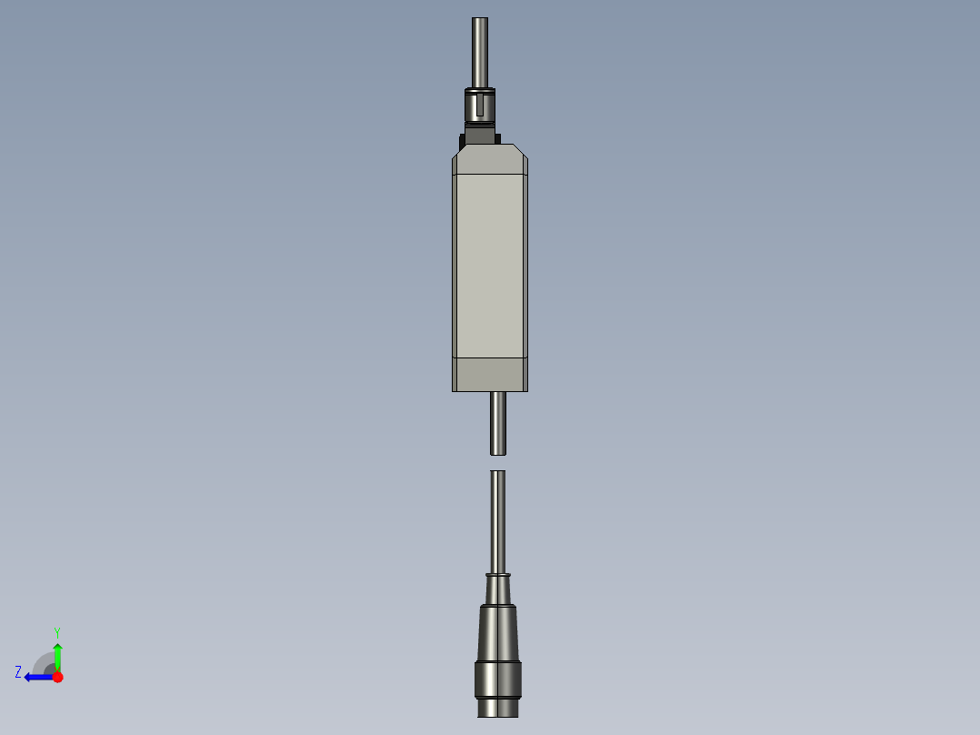 基恩士GT2-71(M)CN_P_kc图纸模型右视图