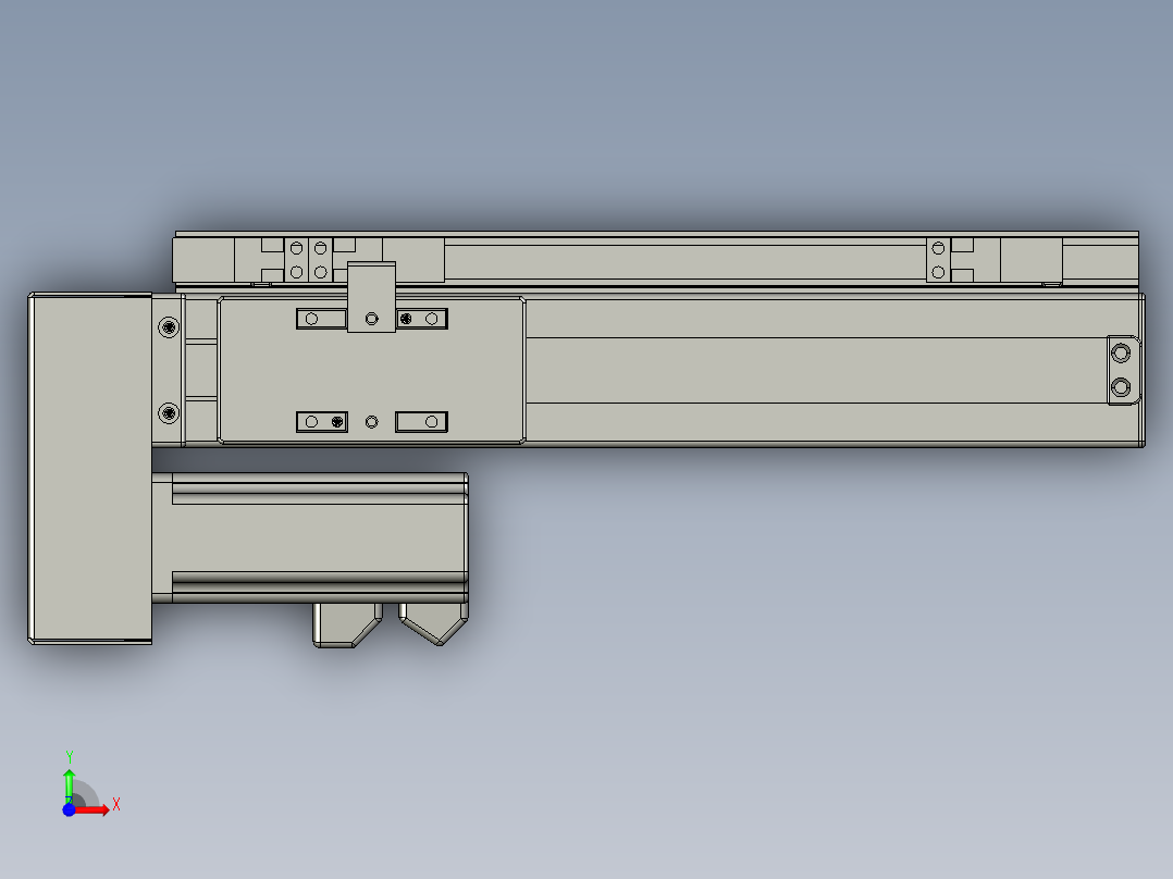 VF丝杆传动-一般环境VT4-S160-BL前视图