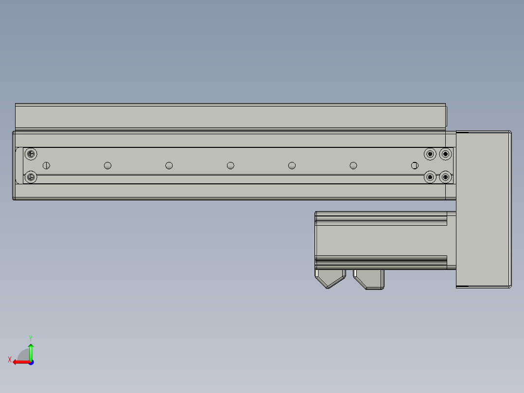 VF丝杆传动-一般环境VT4-S160-BL后视图