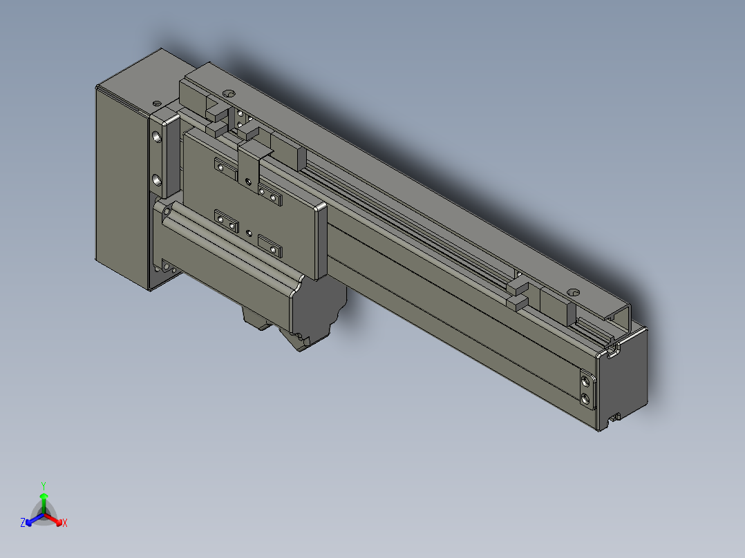 VF丝杆传动-一般环境VT4-S160-BL正等轴测图