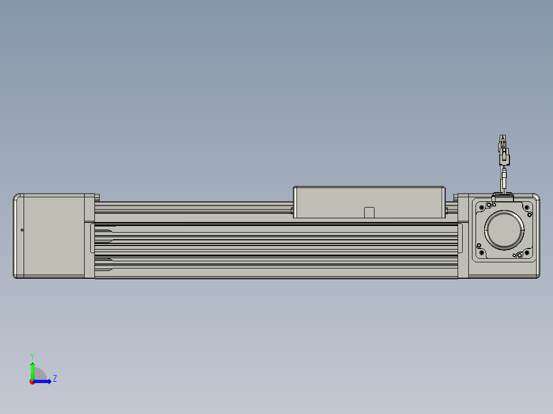 威洛博直线电机模组EB16-L208-S250-R-ZP75-MS3-5K左视图