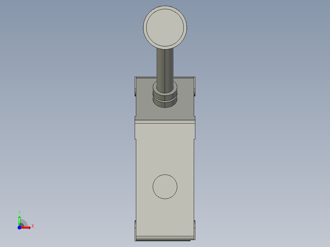基恩士LC-2420_kc图纸模型前视图