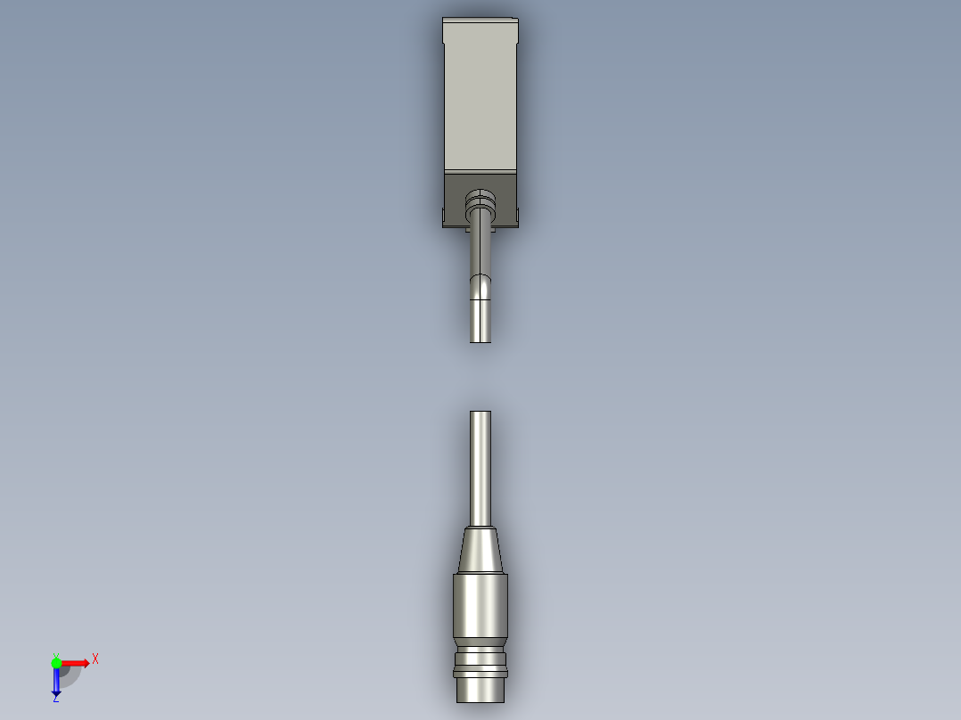 基恩士LC-2420_kc图纸模型俯视图