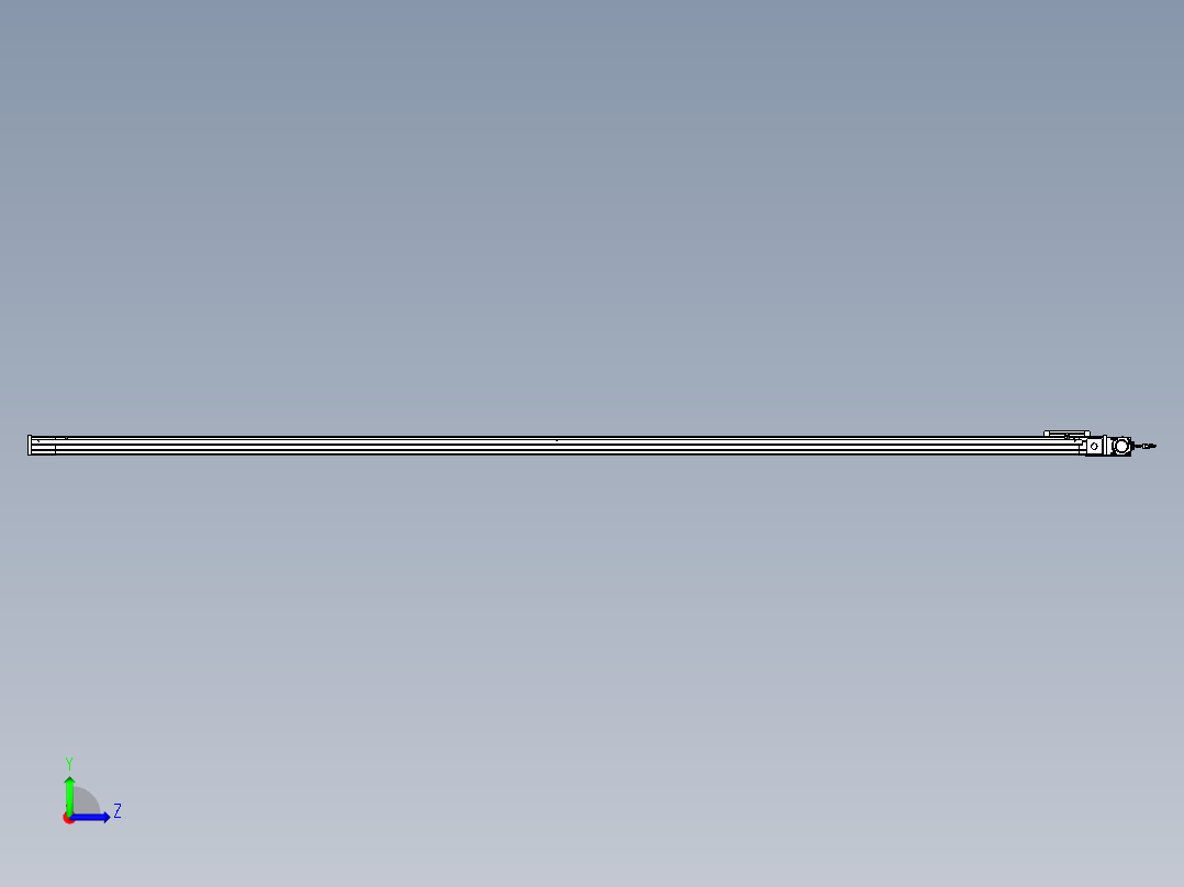 威洛博LB.GB同步带传动--欧规系列LB6A-L65-S3500-BL左视图