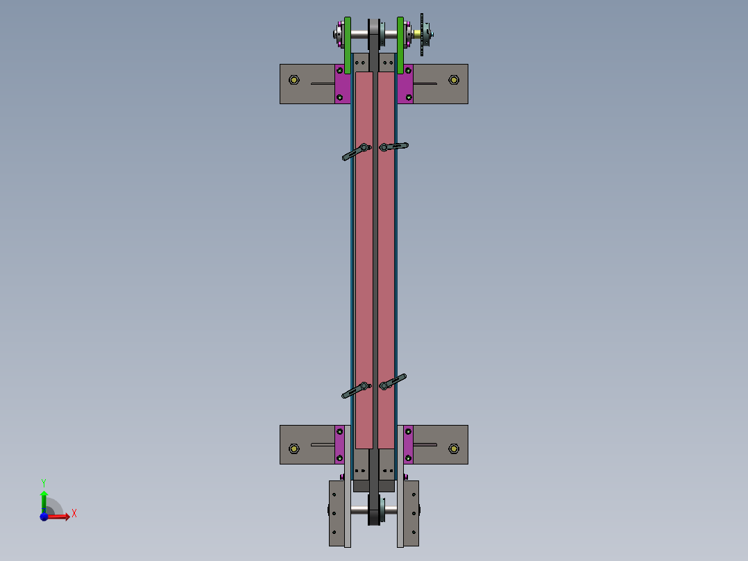 上料输送机前视图