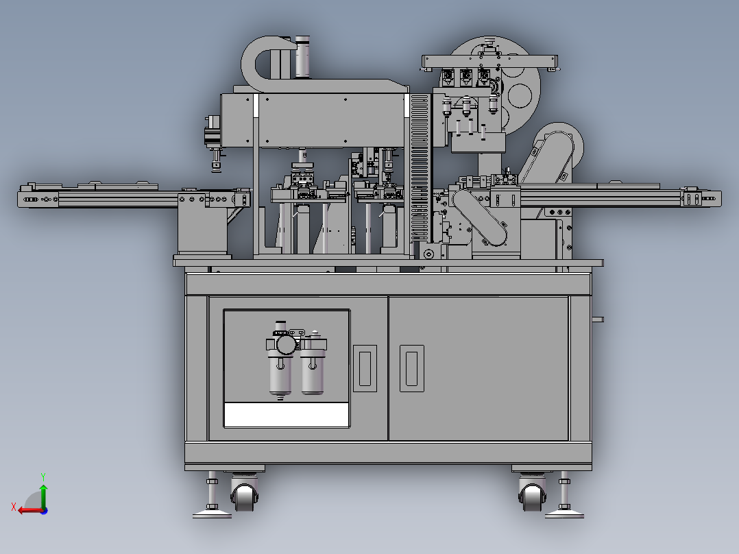 自动贴侧面提拉胶纸机sw18后视图