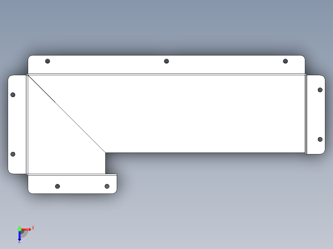 2023.02月-新能源插件组装机母头（sw20可编辑+工程图）俯视图