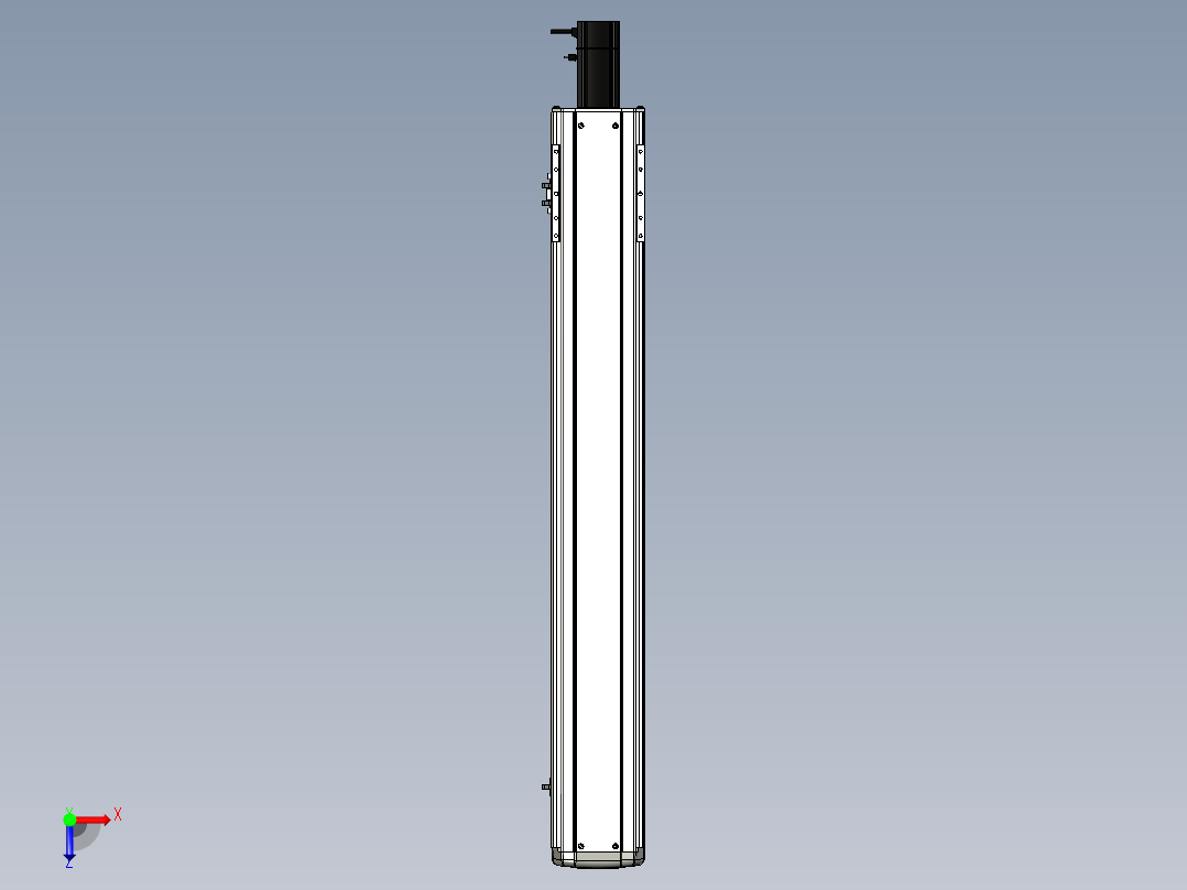 Toyo东佑达直线模组-ETH14-850-BC-200W+煞車俯视图