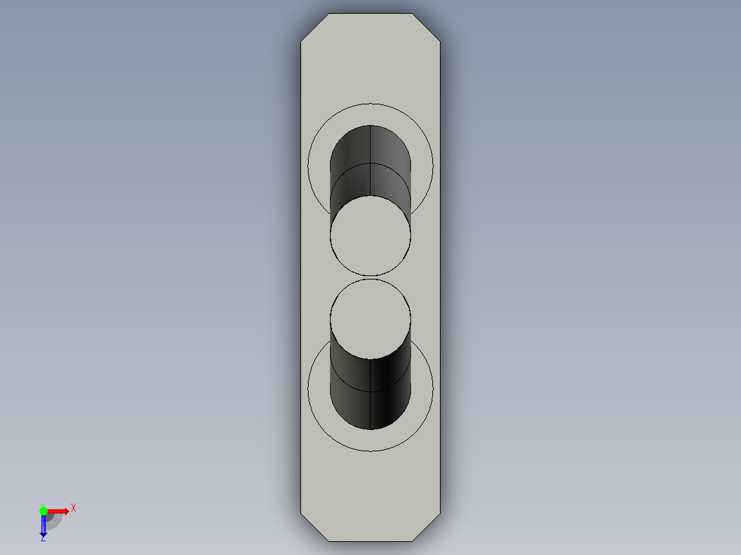 基恩士FU-38K_kc图纸模型俯视图