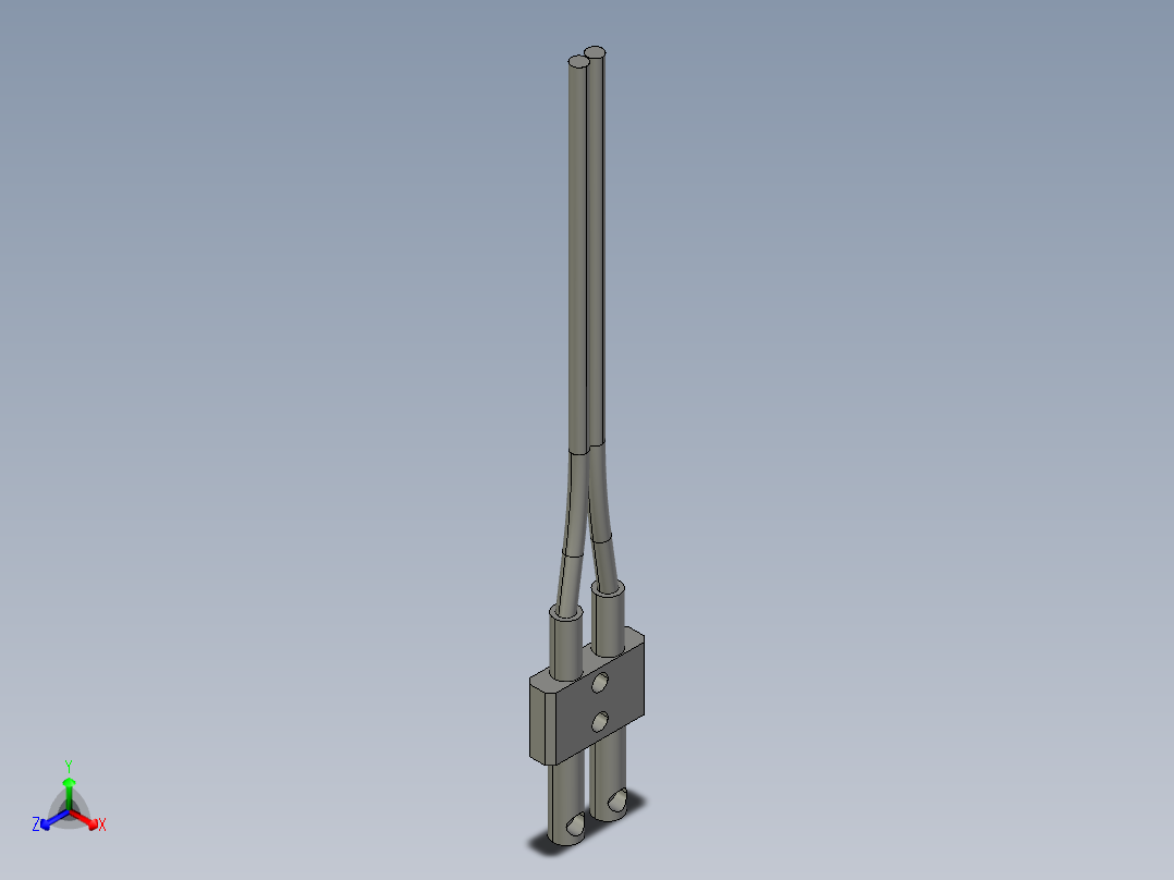 基恩士FU-38K_kc图纸模型正等轴测图