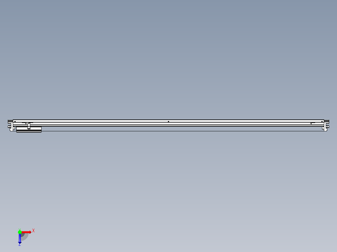 威洛博VL系列3d模型模组VL17E2Y-S2000俯视图