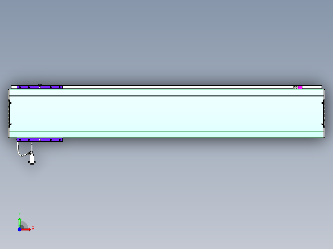 威洛博VL系列直线电机模组-VL22H3-S1150前视图