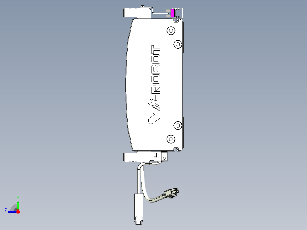 威洛博VL系列直线电机模组-VL22H3-S1150右视图