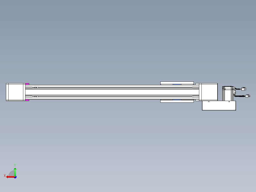 威洛博LB.GB同步带传动--欧规系列GB8-L96-S700-BL-P40后视图