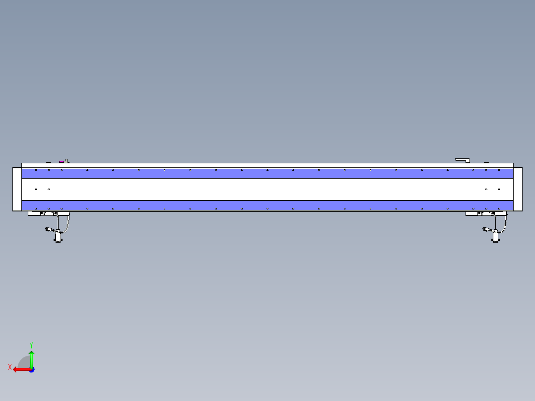威洛博VL系列直线电机模组-2VL17E2-S1500后视图