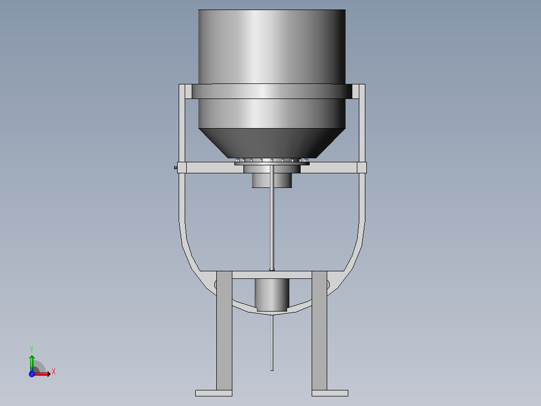 调料混合用设备前视图