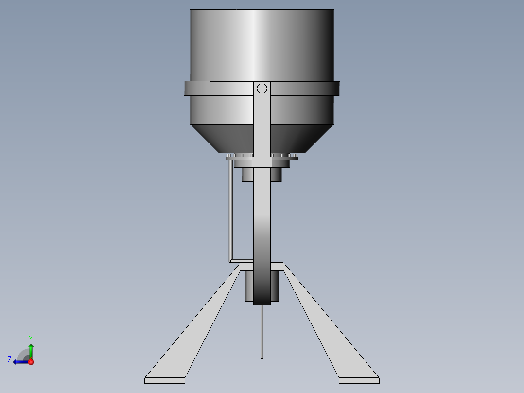 调料混合用设备右视图