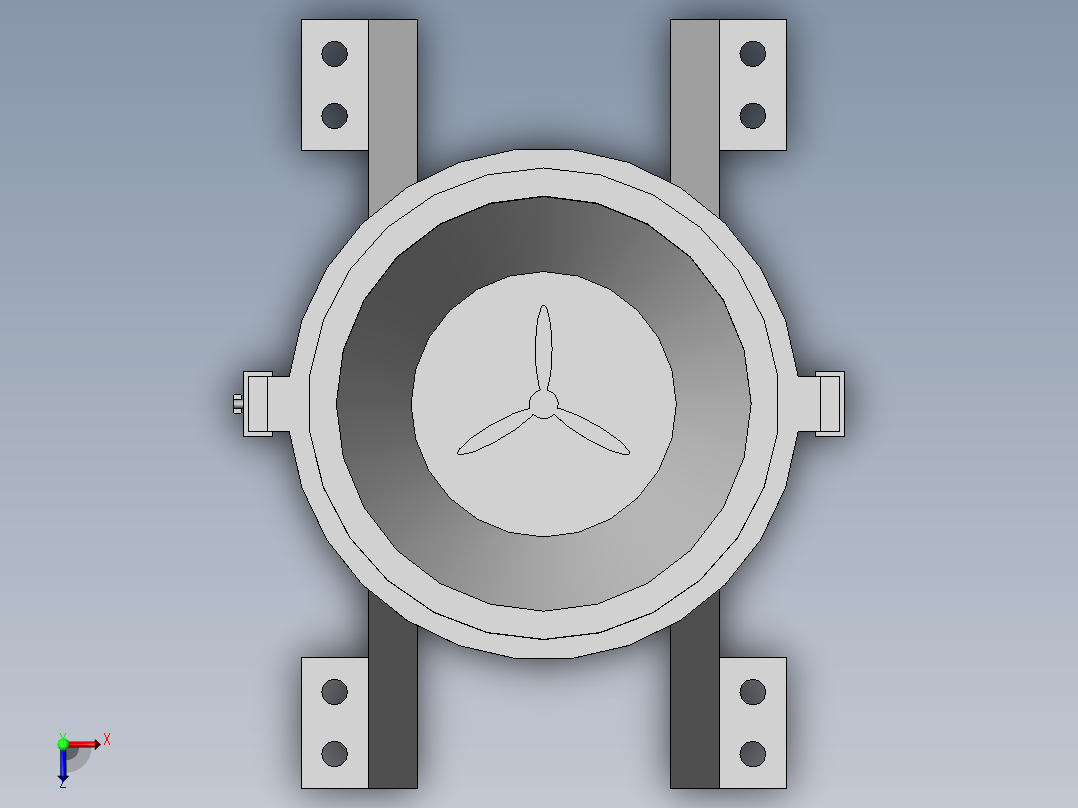 调料混合用设备俯视图