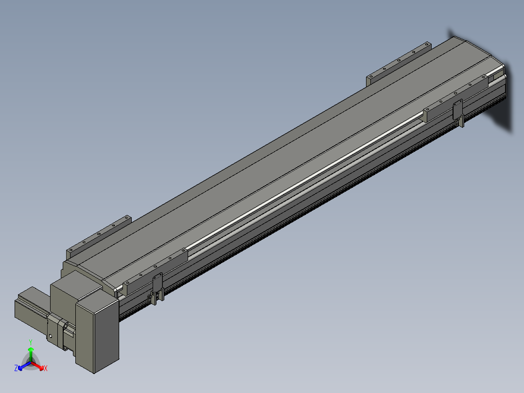 直线模组LHB21-L40-S1100-RD设计图纸