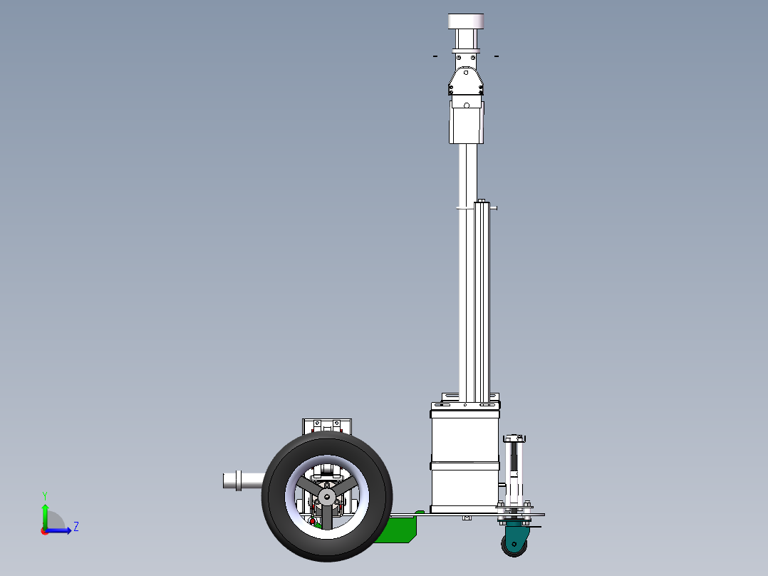 巡检机器人-3D(1)左视图