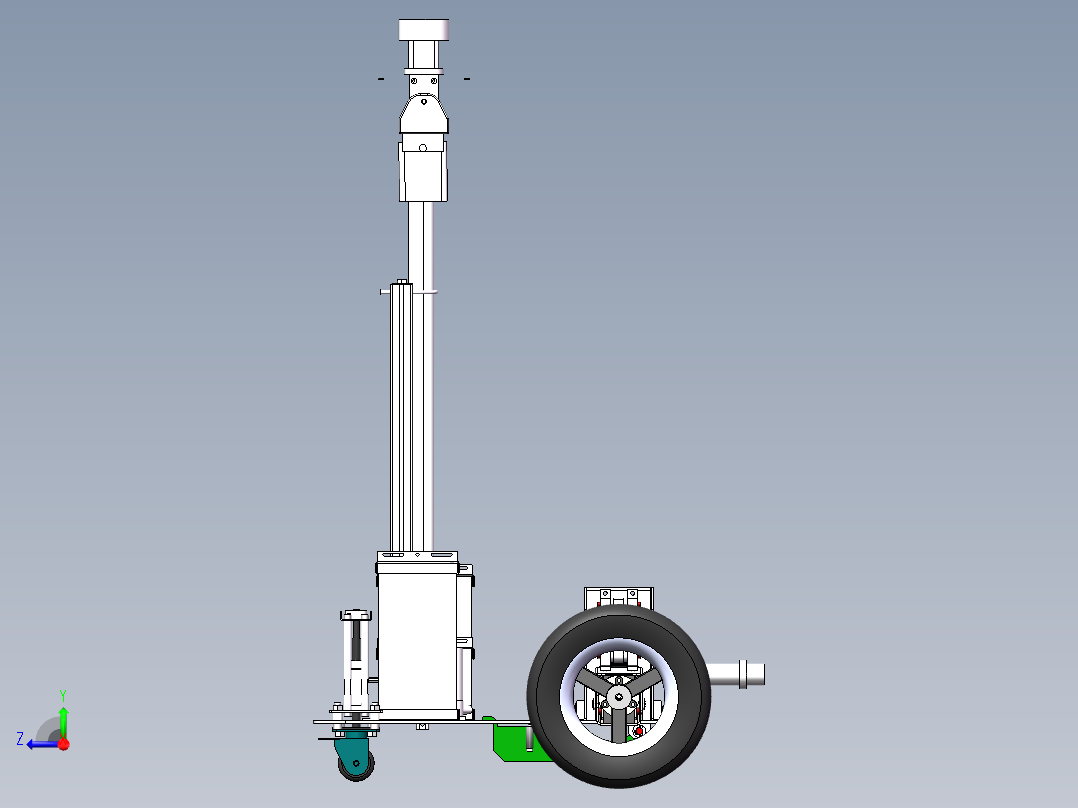 巡检机器人-3D(1)右视图